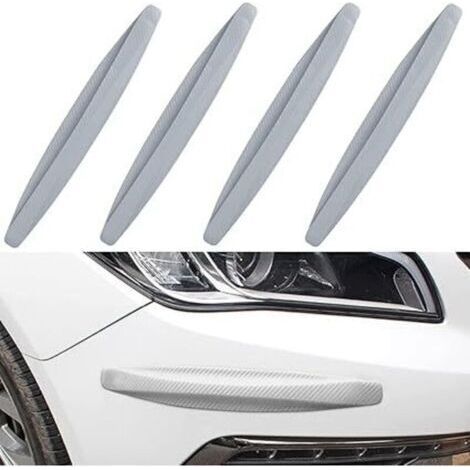 Universelle Bande de Caoutchouc de Pare-Chocs de Voiture 4PCS Protections Flexibles pour Pare-Chocs Avant Arrière Protection Contre Rayures Bande de Protection Anti-frottement Pare-Chocs(Gris) (1/4)