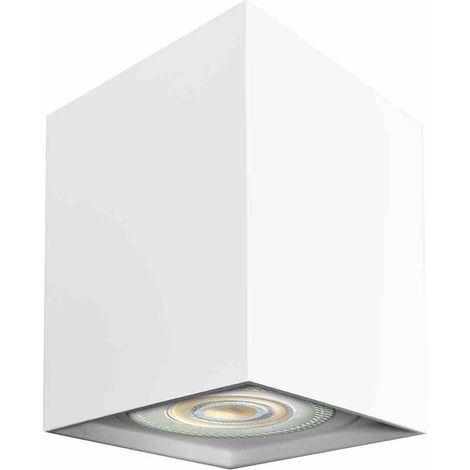 Faretto Bima Quadrato Bianco 1xGU10 (1/4)