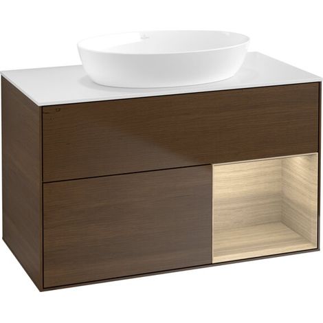 Villeroy & Boch FA21PCGN Meuble sous-lavabo Finion FA2 (1/2)