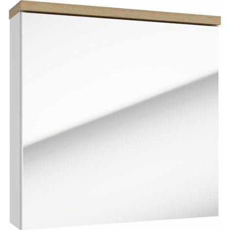 Naturel Stilla Spiegelschrank 60x60 cm weiß (STILLAE06016)