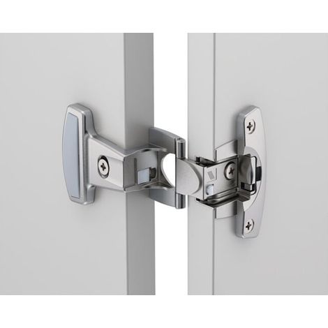 HETTICH 45048 Grundscharnier Selekta Pro 2000 vernickelt mit Spreizmuffen