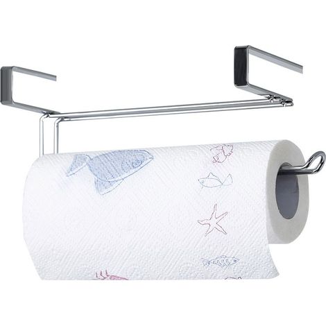 Papierhandtücher, Papierhandtuchrollenhalter, Papierhandtuchhalter, kostenloses Bohren für Küche und Bad, Küchenpapierhandtuchhalter (1/4)