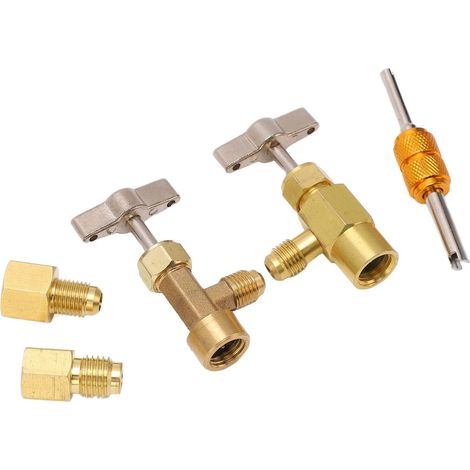 Vanne de Robinet de Réfrigérant R134A de, Kit de 5 Pièces (1/5)