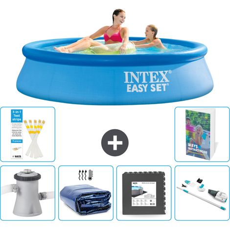 Intex Piscine Easy Set Ronde - 244x61 cm - 7-pièces S315 (1/5)