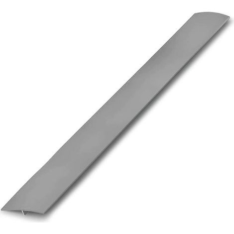 Cache-plaques en silicone pour cuisinière, résistant à la chaleur, pour combler l'espace entre la plaque de cuisson et le plan de travail (gris) (1/4)