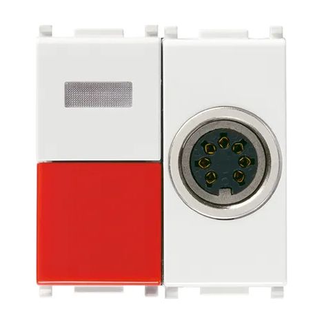 VIMAR 14502 - Pulsante chiamata Call-way+presa DIN b