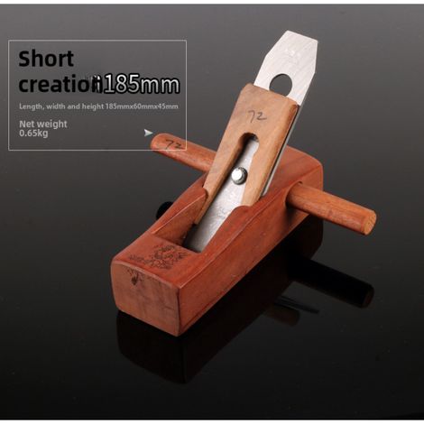 Rabot de menuisier sur trépied en bois, vente directe d'usine, rabot de menuisier en acajou indonésien, mini rabot de menuisier, outils de menuisier (jeu de 180 mm en séquoia) (1/5)
