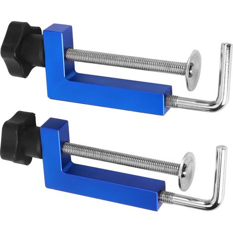 Stück blaue Universal-Holzklemmen, vielseitige Befestigungswerkzeuge 100 mm