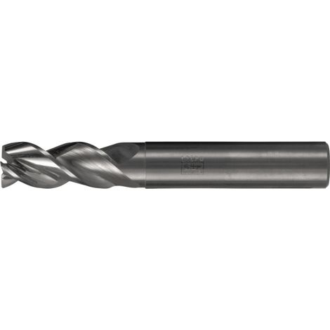PFERD TOOLS VHM-Fräser Ø10mm, 3 Schneiden, 2xDC, Fase 0,2mm 45°, unbeschichtet, Schaft HA, Performance Aluminium