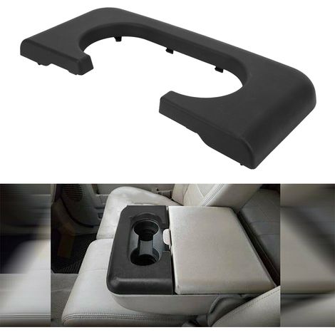 Tapis porte-gobelet noir pour console centrale Ford F250 F350 1999-2010 (1/5)