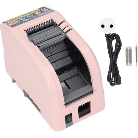 Machine de découpe de ruban multifonctionnelle de 6 à 60 mm de largeur et de 5 à 999 mm de longueur, distributeur automatique de ruban pour le transport, prise UE 220 à 240 V (1/5)