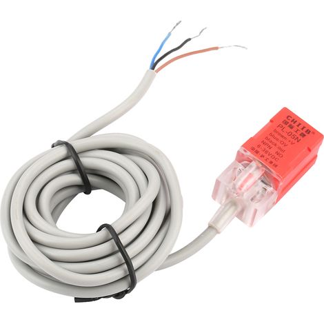 Sensore di prossimità induttivo Fafeicy, materiale ABS, eccellenti prestazioni di rilevamento, funziona con tensione DC 12-24V e AC 110-220V, ideale per automazione e applicazioni.