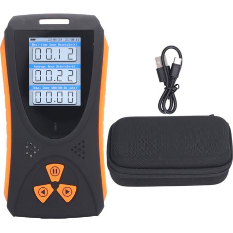 Compteur Geiger rechargeable haute sensibilité avec fonction d'alarme de surveillance des rayons X et de dosimètre pour la détection des rayonnements nucléaires