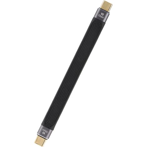 Câble USB-C Mâle à Mâle 100W PD pour Charge Rapide et Transfert de Données (1/5)