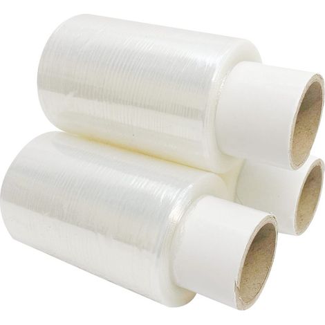 2 x Mini Clear Shrink Wrap 100mm x 150m