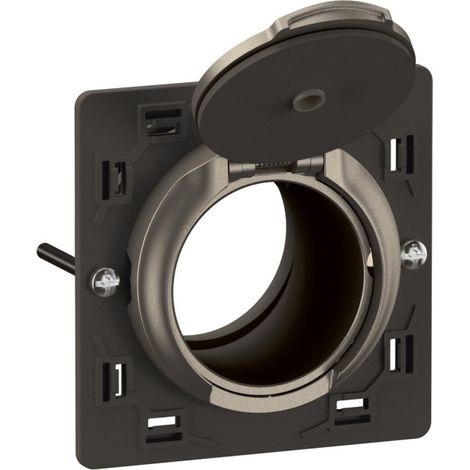 Legrand – Prise d'aspiration centralisée sans contact CT0260 – Compatible systèmes ALDES – Raccordement tube Ø51mm – Installation sans boîte d'encastrement (1/4)