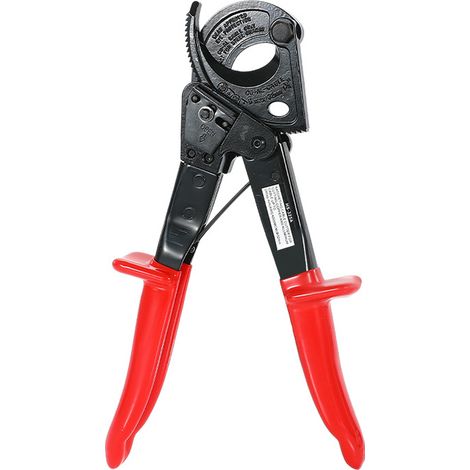 Hochleistungs-Kabelschneider HS 325A, Hochspannungs-Isolierdrahtschneider für Kupfer- und Aluminiumkabel (240 mm²/500 MCM), Schneidwerkzeug aus hochkohlenstoffhaltigem Stahl, 240-mm-Kabelklemmen, prof