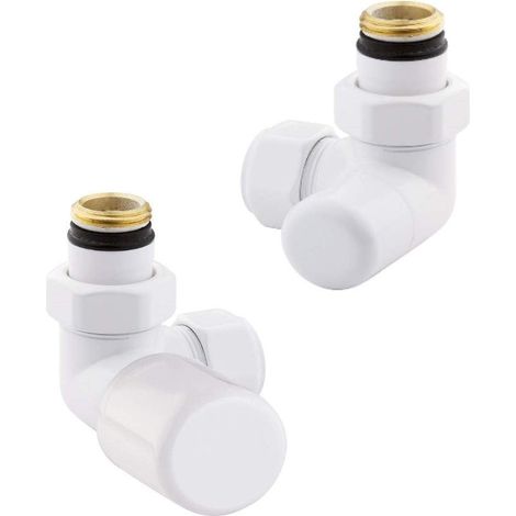 Kit valvole colore bianco per radiatori scaldasalviette versione sinistra Arteclima KITVAL3