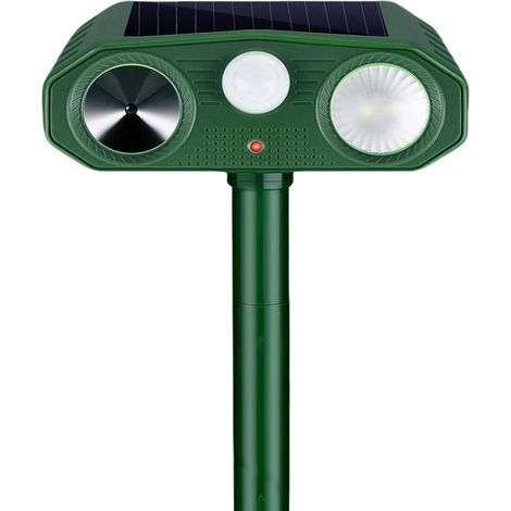 Ultraschall-Abwehrgerät, 3 Modi, Solar- und USB-betrieben, IP54 wasserdicht, Bewegungsmelder, Garten, Hof, Haustiere (1/5)