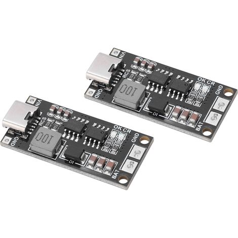 2 Stück Akku-Lademodul 4S Typ C auf 16,8 V Boost-Lithium-Akku-Ladeplatine für Akkuladegerät 4A (1/5)