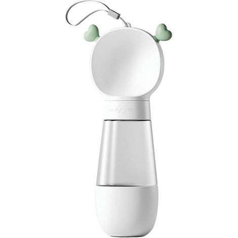 Niedliche, transparente, tragbare Hunde-Trinkflasche mit integriertem Napf, Zubehör für die Flüssigkeitsversorgung von Haustieren, 350 ml oder 200 ml (1/5)