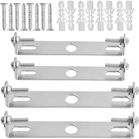 4 Pièces Support de Fixation Plafonnier 90mm/105mm Luminaires Support de Plaque de Plafond Plaques de Lampe de Plafond pour Plafonnier de Bureau à Domicile