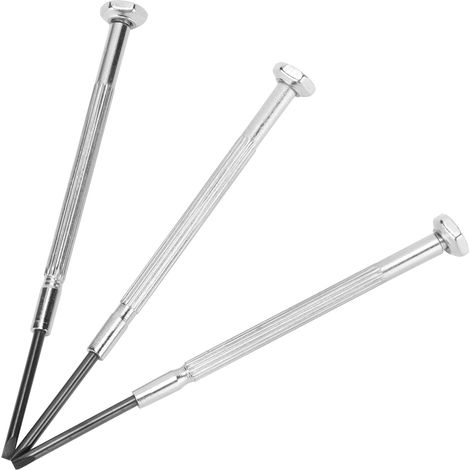 Tournevis Mini 3Pcs pour Instruments à Vent - Saxophone, Clarinette, Flûte, Piccolo - Accessoires de Réparation M01429 (1/5)
