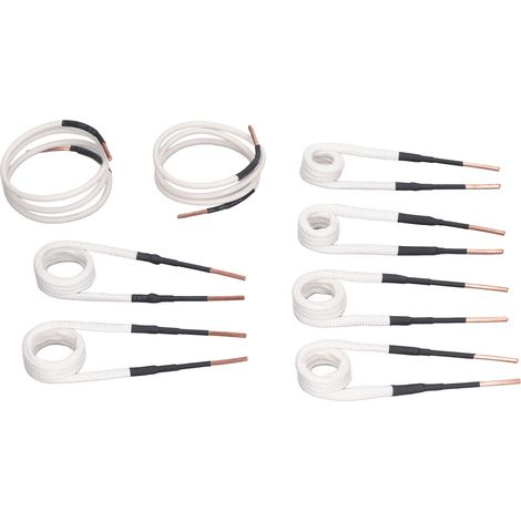 Kit 8 pièces bobine de chauffage à induction, noyau en laiton 3,0 mm, 4 types, extraction de boulons et écrous (1/5)