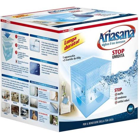 6 x ARIASANA ASSORBIUMIDITA VASCHETTA + 2 RIC 450 G