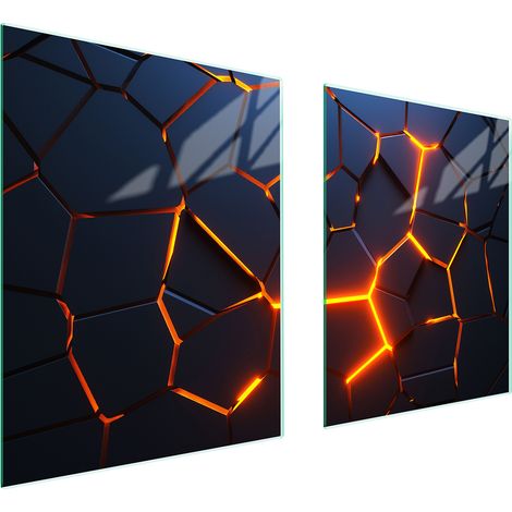GLASSCHUTZPLATTE FÜR HERD 85x52 MAGMA (1/5)