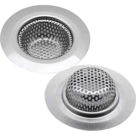 Passoire d'égouttage en acier inoxydable (lot de 2)