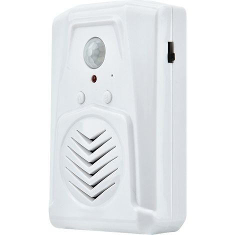 Alarme à détecteur de mouvement alimentée par USB/piles, lecteur audio MP3, sonnette à induction infrarouge (1/5)