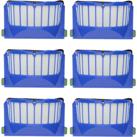 Kit de 6 filtres compatibles avec Roomba série 600 - Pièces de rechange pour 694 692 650 660 651 - Pièces de rechange pour irobot Roomba (1/5)