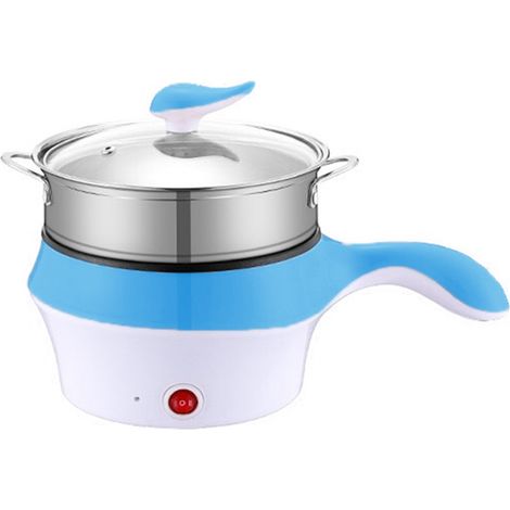Cuiseur électrique multifonctionnel portable à deux vitesses, mini poêle à frire électrique, wok, cuiseur à riz pour dortoir étudiant (AU 220V) (1/5)