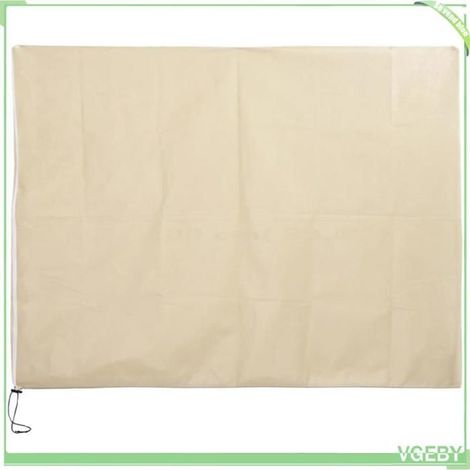 Housse de protection pour plantes - FAFEICY - 364881 - 70 g/m² - 3,93 x 3 m - fermeture éclair & cordon de serrage (1/5)