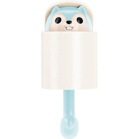 Decorazione murale Anya squirrel plastica turchese 15,3 cm