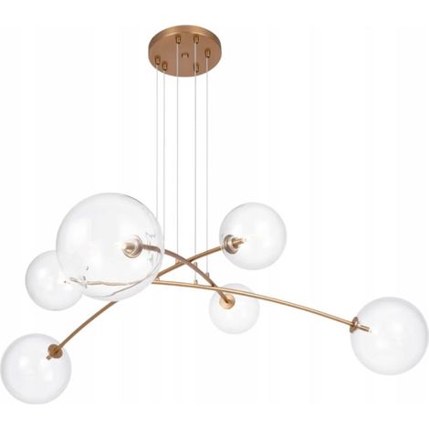 Suspension Maytoni Mood laiton, globes verre, 6xG4 (1/5)