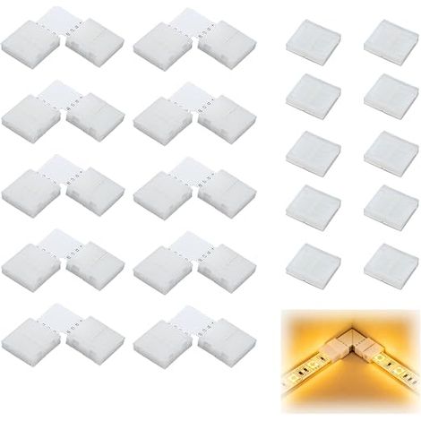 Connecteur Ruban LED 4 broches 10mm RGB SMD 5050 (1/5)