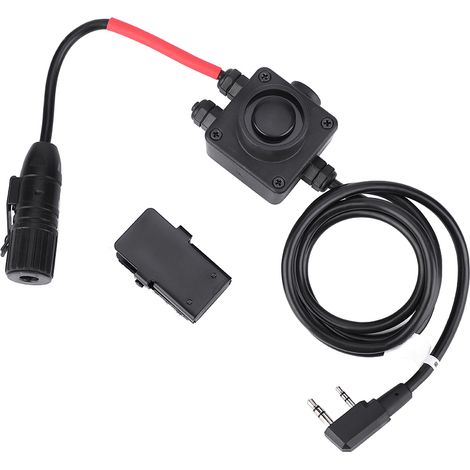 Adaptateur PTT Push-to-Talk pour Casques Z-TAC Radios Militaires Oreillette Z134-KEN (1/5)