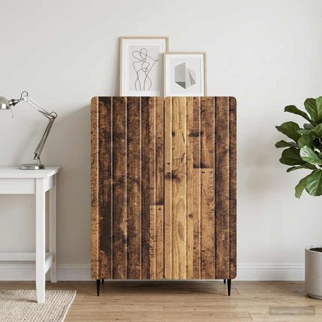 vidaXL Credenza Legno antico 66 x 34,5 x 92 cm Legno ingegnerizzato (1/5)