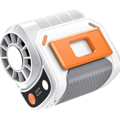 Ventilateur Refroidissement Portable Rechargeable 100000 / Min Ventilateur Refroidissement À 5 Vitesses Clip Ceinture Taille Portable Pour Taille Glace Camping Extérieur (1/2)