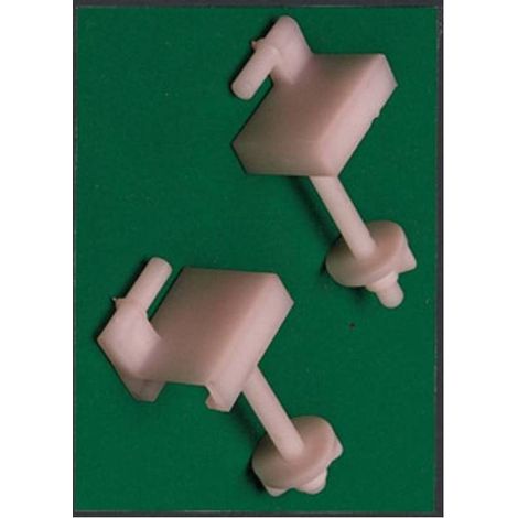 6 x BL FISSAGGIO UNIVERSALE IN PLASTICA P/COPRIWATER