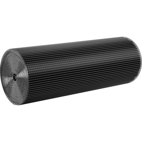Grillage métallique 61 x 1520 cm, maille 13 mm galvanisé enduit vinyle, filet de poulet, clôture jardin pour lapins (1/5)
