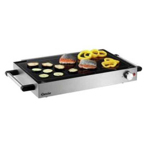 Plaque réchaud inox électrique GN 1/1, GN 1/3, GN 2/3, 2500 W, 220 V - MONO
