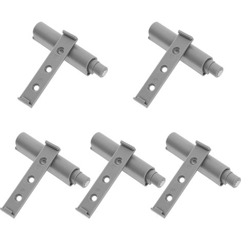 Loquets et verrous d'armoires magnétiques 5pcs en fer, fonction prévient l'usure, idéaux pour portes de cuisine (1/5)