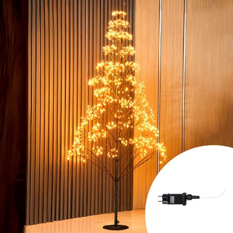 Albero luminoso 3000 Led in filo di rame 2,10 metri Bianco caldo 3000K Wisdom
