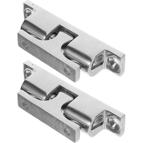 Loquet à double bille en acier inoxydable, compact et résistant au vent, lot de 2 pour (1/5)