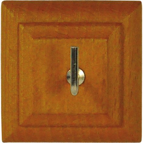 APPENDITUTTO ADESIVO LEGNO 'QUADRO' 1 posto - pz. 2