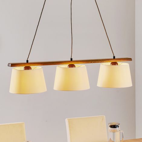 [GEBRAUCHT] B-Ware Euluna Hängeleuchte Sweden Hängelampe Deckenlampe E27 Dreiflammig Eiche Rustikal