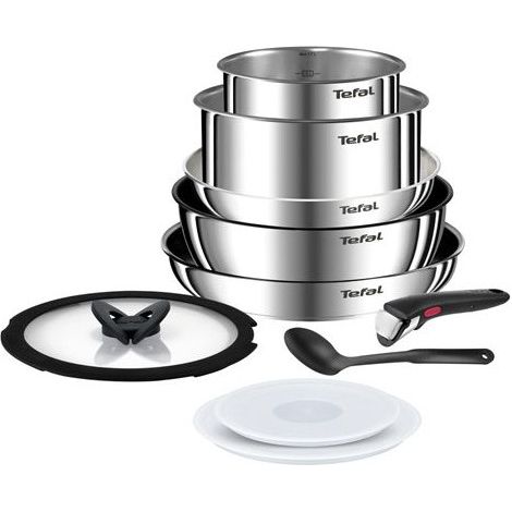 Batterie de cuisine Tefal Ingenio Emotion L897S104 avec 10 pièces